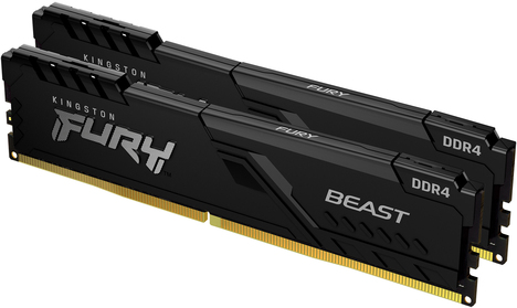 Оперативная память Kingston Desktop DDR4 3600МГц 16GB, KF436C17BBK2/16