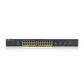 Коммутатор/ XGS1935-28HP, 28 Port Smart Managed PoE Switch, 24x Gigabit PoE and 4x 10G SFP+, hybrid mode, standalone or NebulaFlex Cloud, 375 Watt PoE