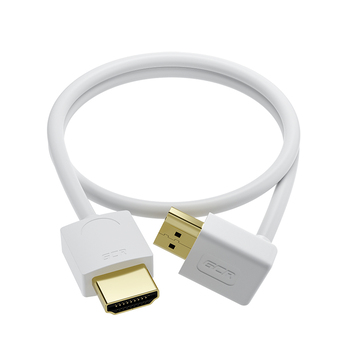 GCR Кабель SLIM 3.0m HDMI 2.0, М верхний угол / М, черный,  HDR 4:2:0, Ultra HD, 4K 60 fps 60Hz, 3D, AUDIO, 18.0 Гбит/с, GCR-55800