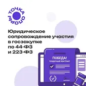Юридическое сопровождение участия в госзакупке по 44-ФЗ и 223-ФЗ (пакет)
