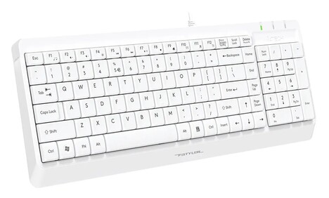 Клавиатура+мышь A4tech Клавиатура + мышь Fstyler F1512 F1512 WHITE, цвет белый