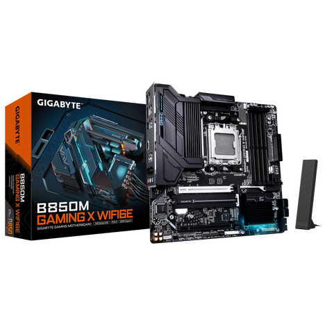 Материнская плата Gigabyte AM5 AMD B850 B850M GAMING X WIFI6E