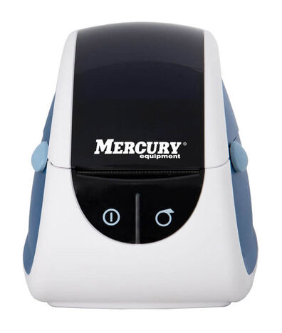 Принтер этикеток MPRINT LP58 EVA (RS232, USB) white &amp; blue