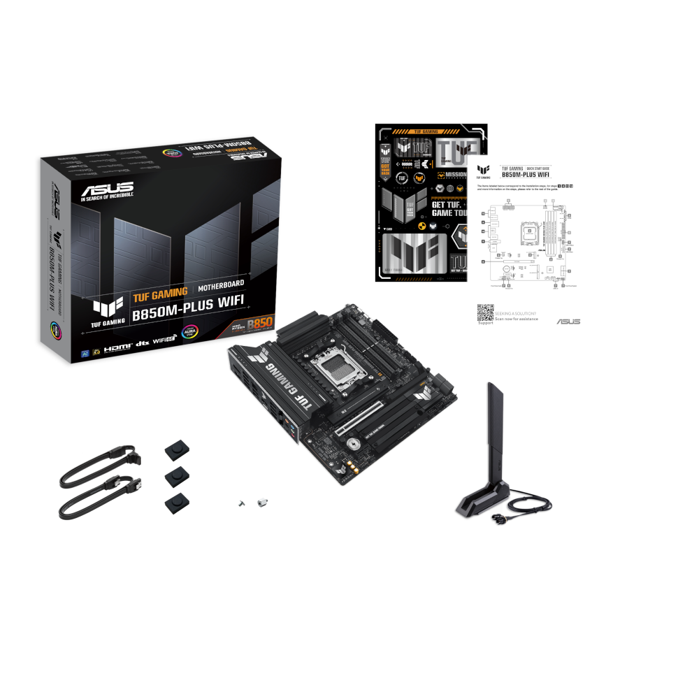 Материнская плата ASUS AMD B850 TUF GAMING B850M-PLUS WIFI