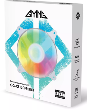 Вентилятор GMNG Вентилятор GG-CF120FRGB3-PWMWH RGB