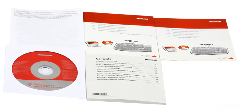 Клавиатура Microsoft Corporation Natural Ergonomic Keyboard 4000 B2M-00020, цвет черный