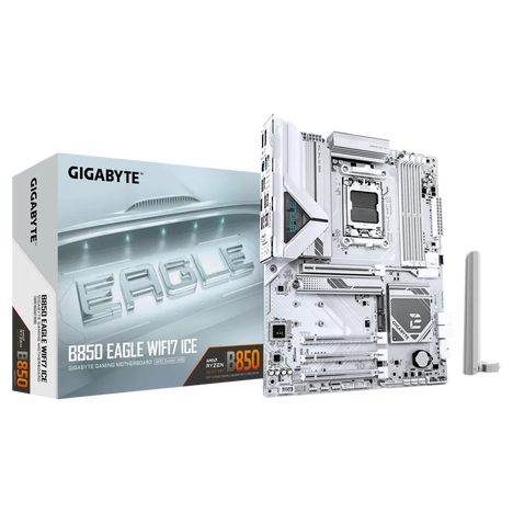 Материнская плата Gigabyte AM5 AMD B850 B850 EAGLE WIFI7 ICE