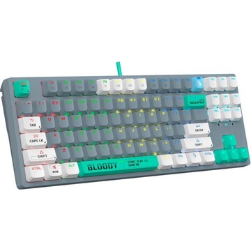 Клавиатура A4tech Bloody S87 Energy S87 USB ENERGY ASH, цвет серый