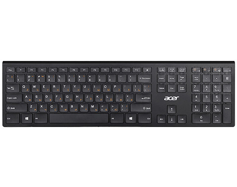 Клавиатура+мышь ACER OKR030 ZL.KBDEE.005, цвет черный