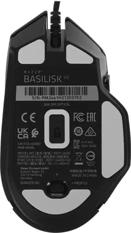Мышь Razer Basilisk V3 RZ01-04000100-R3M1, цвет черный