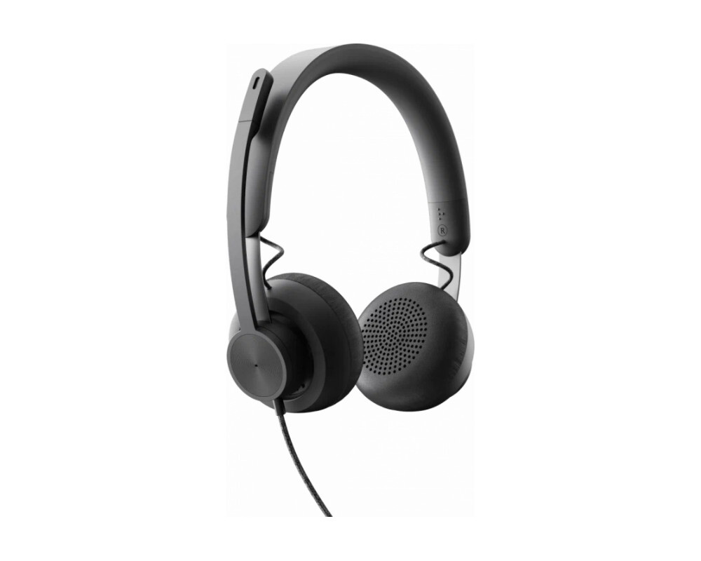 Гарнитура Logitech Zone WIRED, цвет черный