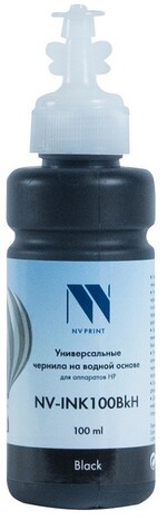 Чернильница черный NVPrint для аппаратов НР, NV-INK100BkH