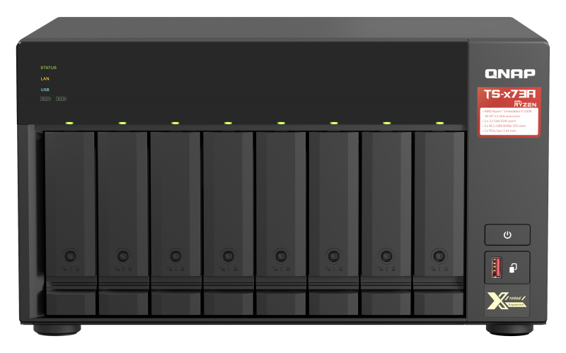 Сетевое хранилище QNAP 8 disks TS-873A