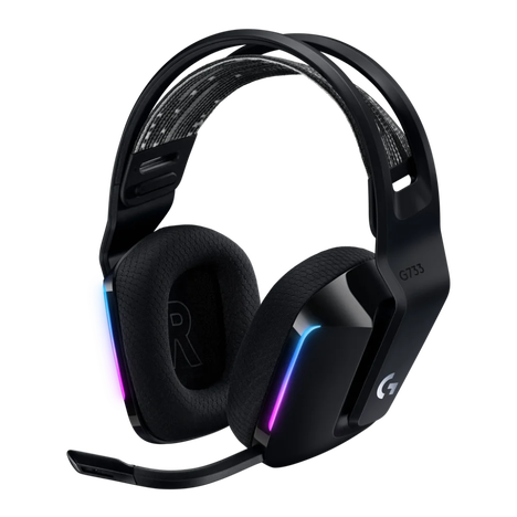 Bluetooth-гарнитура Logitech G733 LIGHTSPEED, цвет черный