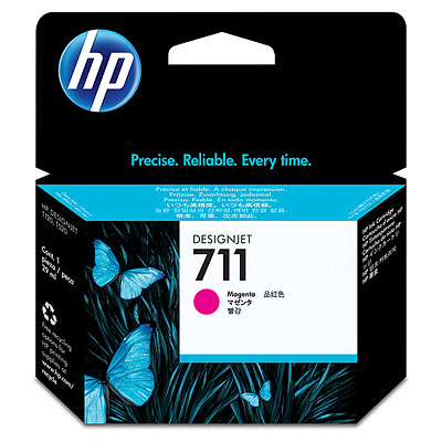 Картридж пурпурный HP Inc. 711 с, CZ131A