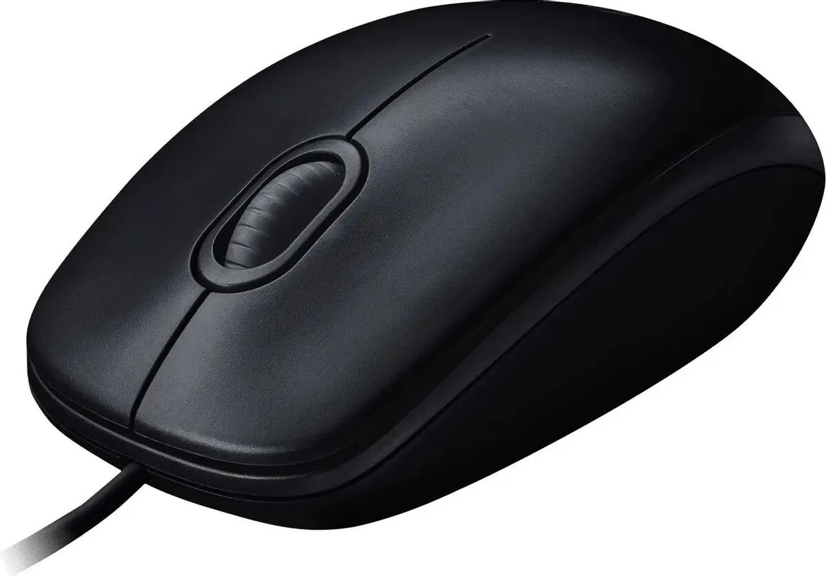 Мышь Logitech M100 910-006765, цвет черный