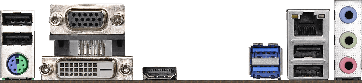 Материнская плата ASRock LGA1151 Intel H310 H310CM-HDV