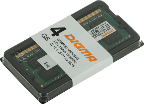 Оперативная память DIGMA DDR3  4Gb, DGMAS31600004D, RTL
