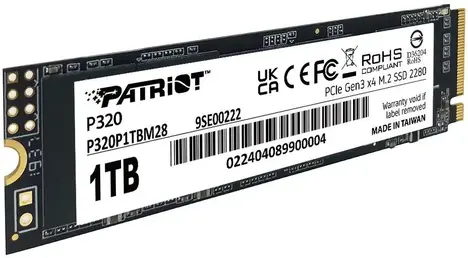 Внутренний твердотельный накопитель Patriot P320 1TB