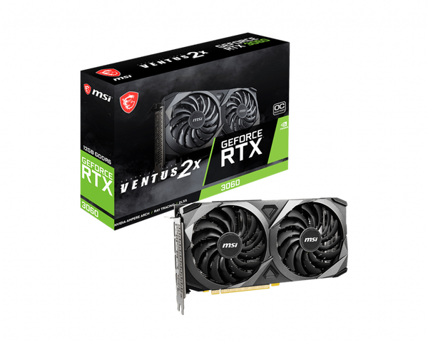 

Видеокарта MSI GeForce RTX 3060 12 ΓБ Retail