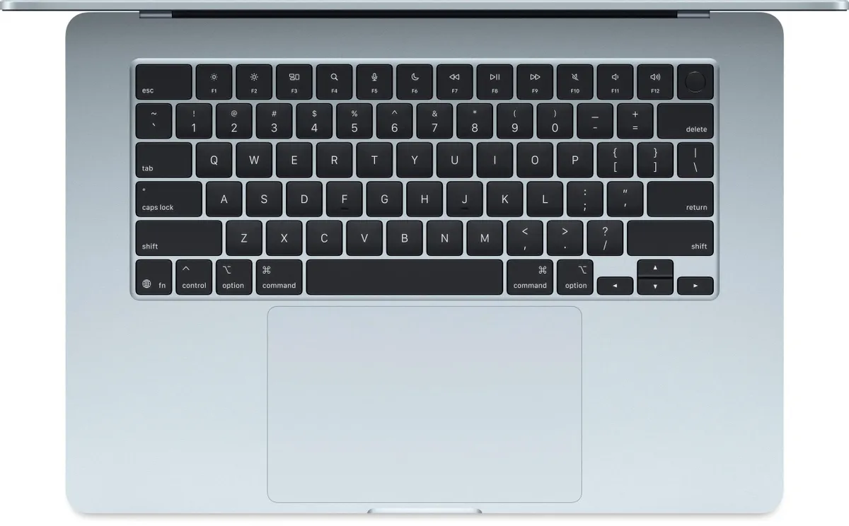 Ноутбук Apple MacBook Air A3241 M4 10 core 16Gb SSD256Gb/10 core GPU 15.3" Liquid Retina (2880x1864) macOS lt.blue WiFi BT Cam (MC7A4HN/A)