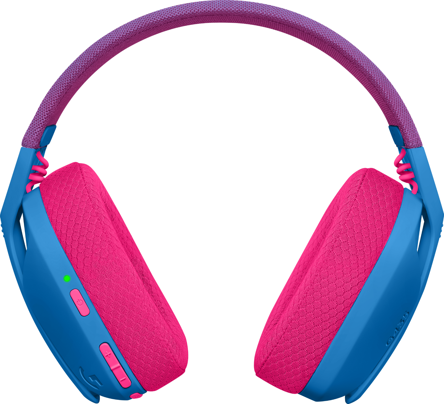 Bluetooth-гарнитура Logitech G435, цвет голубой/розовый