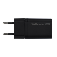 Зарядное устройство GoPower 1USB+1Type-C 35W QC3.0 GaN