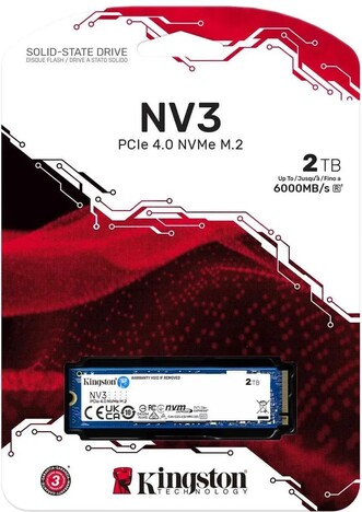 Внутренний твердотельный накопитель Kingston NV3 2TB