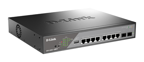 Коммутатор D-LINK DSS-200G-10MPP