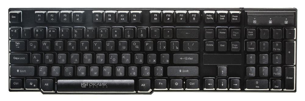 Клавиатура Oklick KeyBoard 780G SLAYER 412899, цвет черный