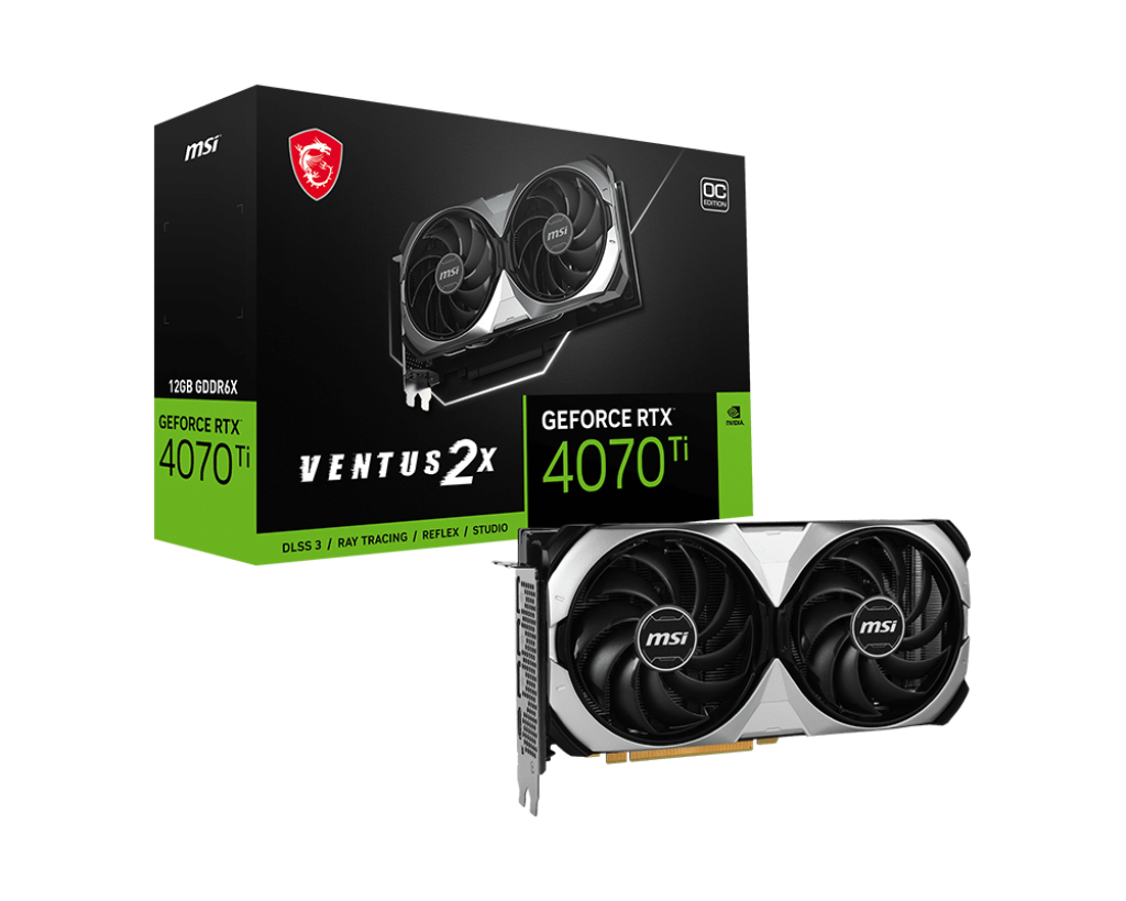 Видеокарта MSI GeForce RTX 4070 Ti 12 ΓБ Retail