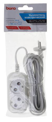 Сетевой фильтр Buro Сетевой удлинитель BU-PSL2.5/W