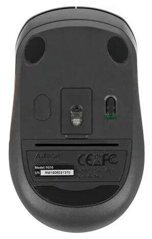 Мышь A4tech Fstyler FG10 ORANGE, цвет черный