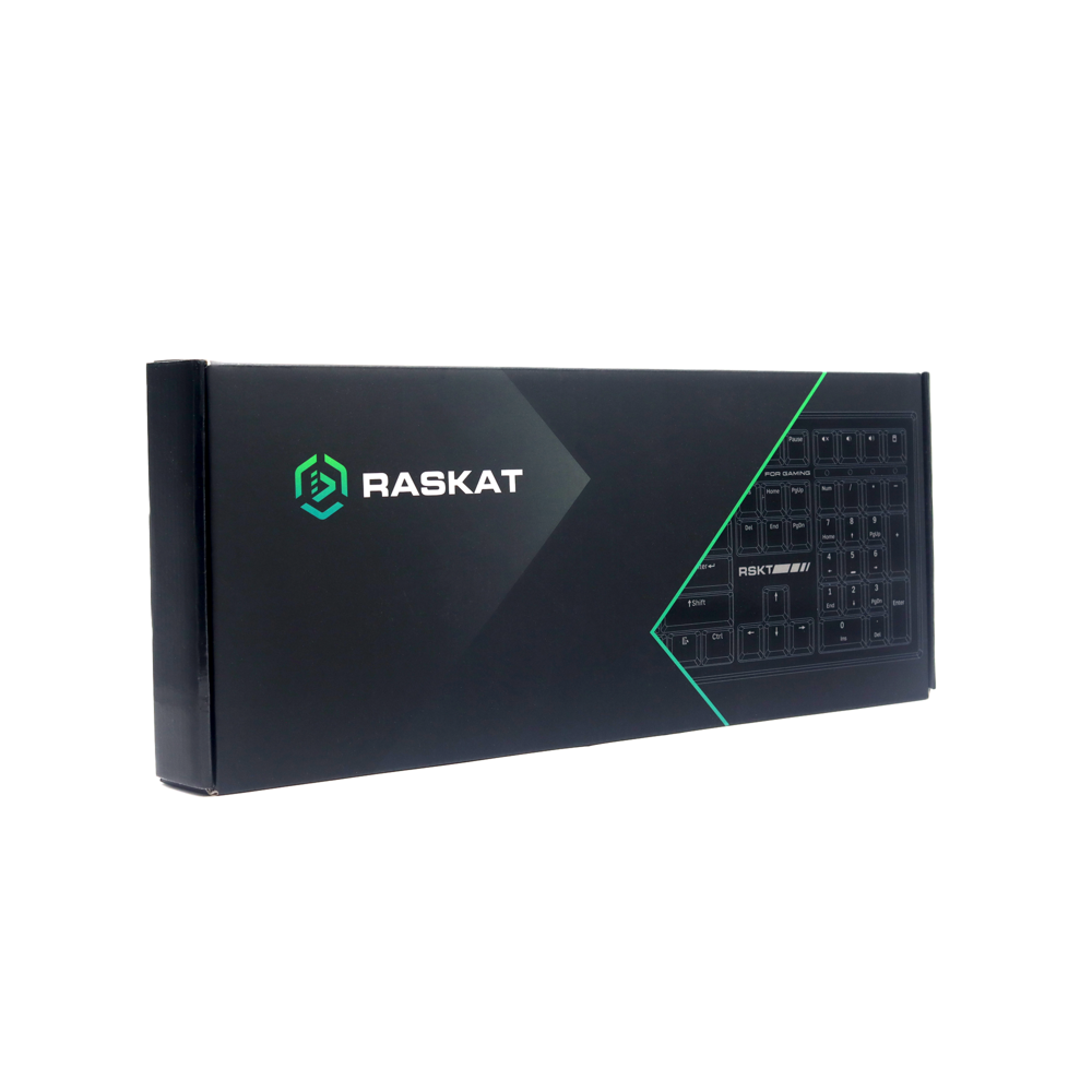 Клавиатура Raskat Клавиатура KM002-UV-GRAY, цвет серый