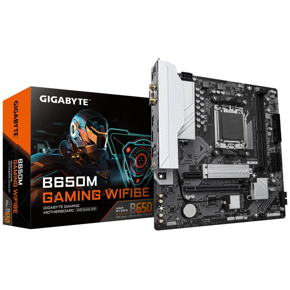 Материнская плата Gigabyte AM5 AMD B650 B650M GAMING WIFI6E