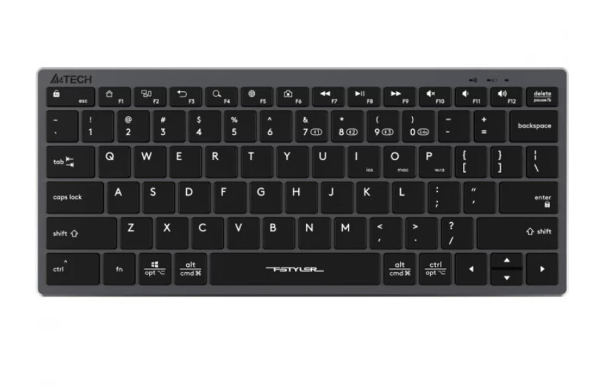 Клавиатура A4tech Fstyler FBX51C GREY, цвет серый