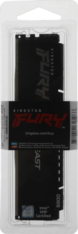 Оперативная память Kingston FURY Beast Black XMP 8GB 5200MT/s DDR5 CL40, KF552C40BB-8