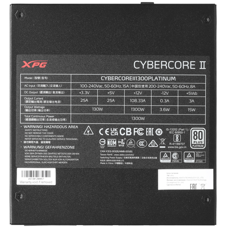 Блок питания XPG CYBER CORE II 1300W