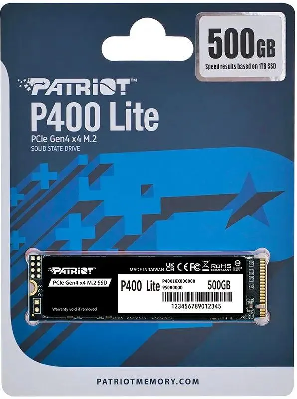 Внутренний твердотельный накопитель Patriot P400 Lite 500GB