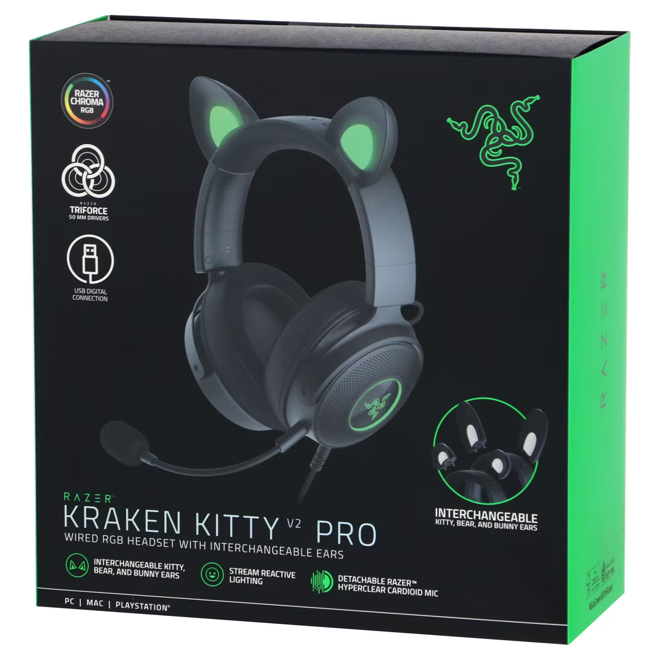 Гарнитура Razer Kraken Kitty V2 Pro, цвет черный