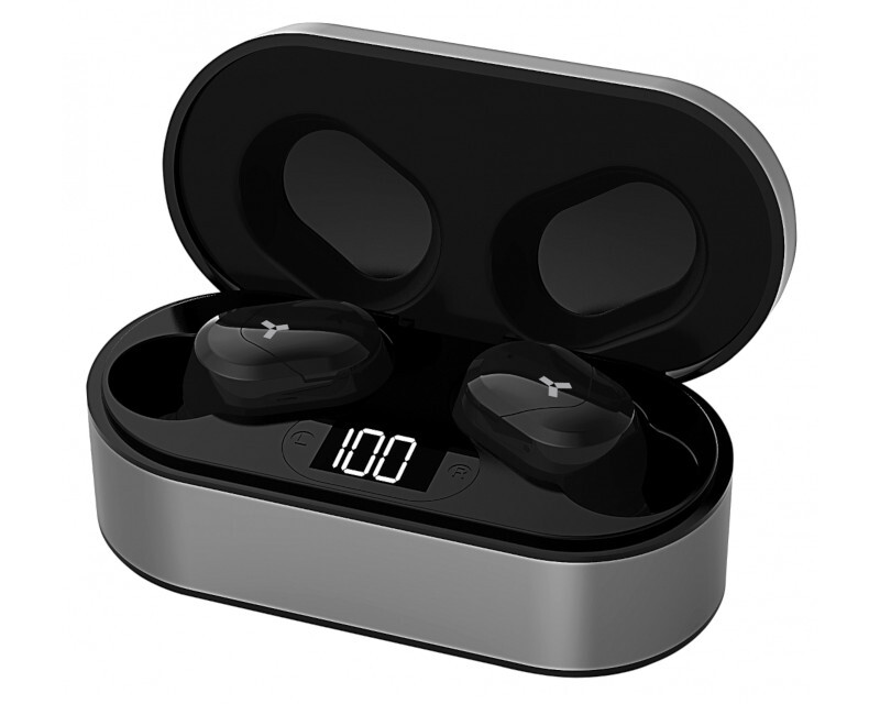 Наушники Accesstyle Silver TWS, цвет серый/черный