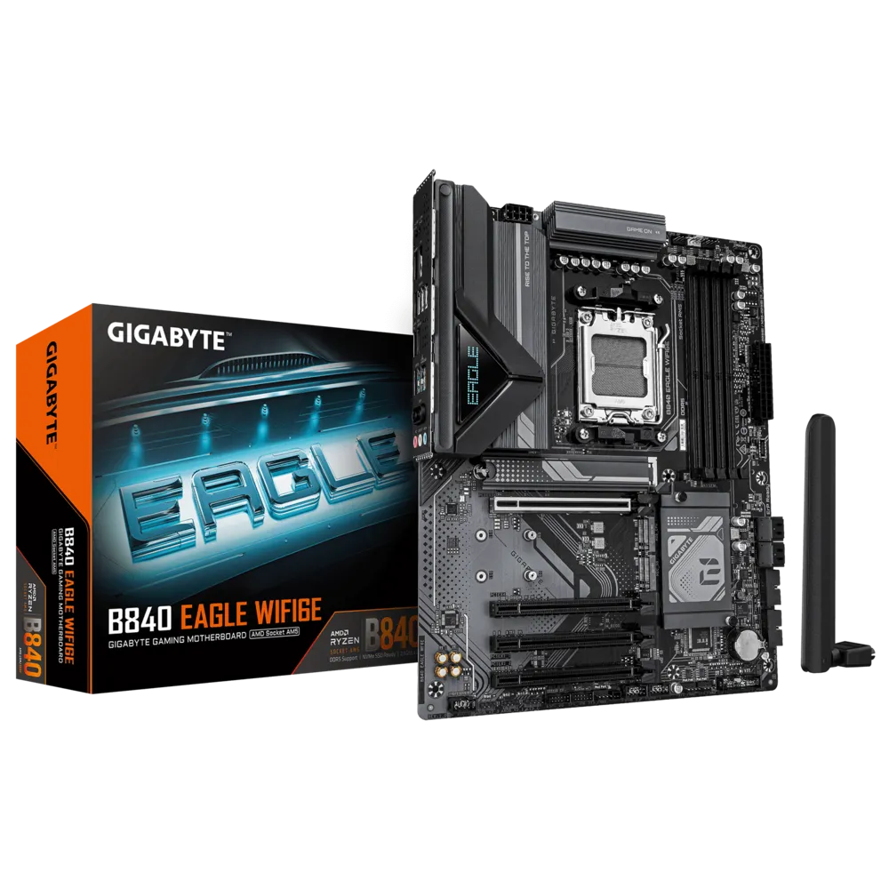 Материнская плата Gigabyte AM5 AMD B840 B840 EAGLE WIFI6