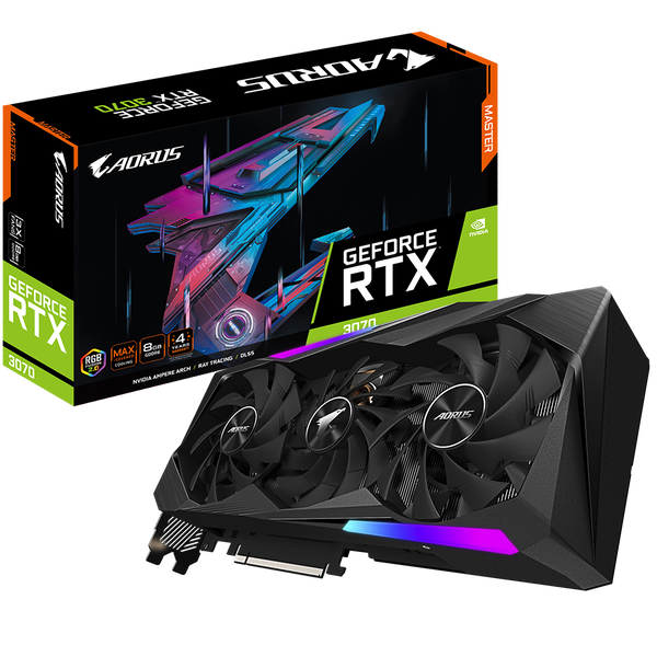 

Видеокарта Gigabyte GeForce RTX 3070 8 ΓБ Retail
