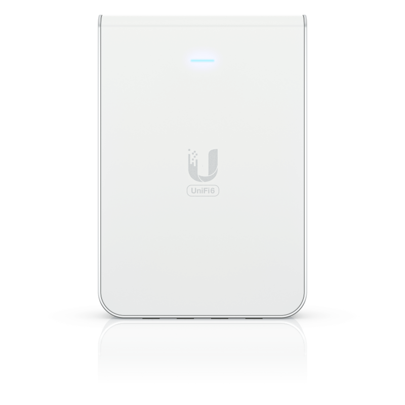Точка доступа Wi-Fi Ubiquiti UniFi 6 AP In-Wall |U6-IW| Точка доступа 2,4+5 ГГц, Wi-Fi 6, 4х4 MU-MIMO, 5х 1G RJ45