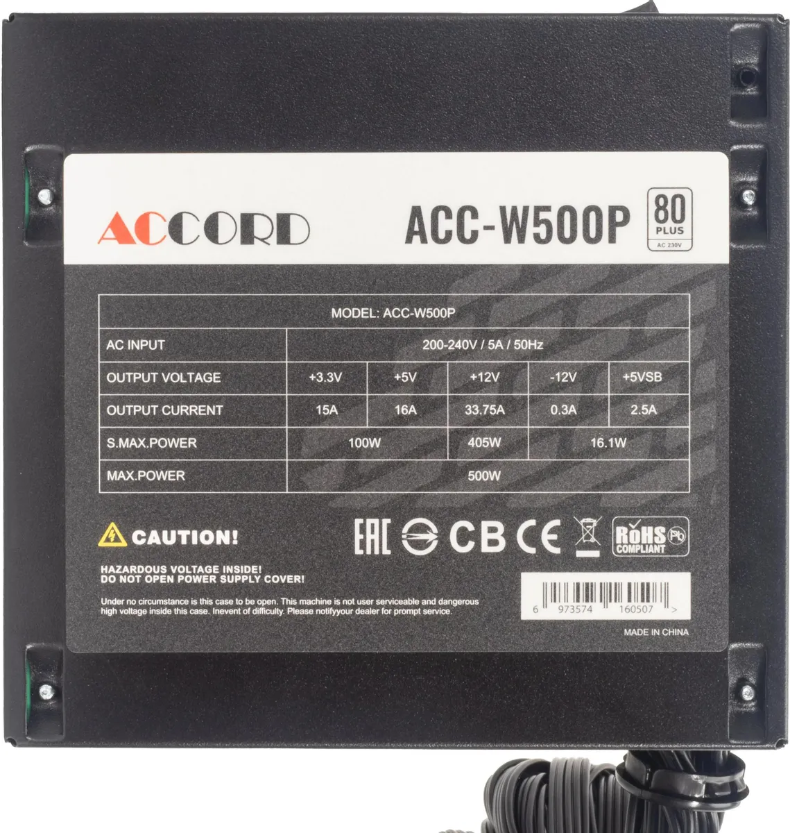 Блок питания Accord ACC-W500P