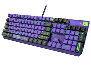 Клавиатура ASUS ROG SCOPE RX EVA 90MP02T0-BKRA00, цвет фиолетовый