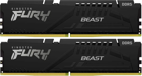 Оперативная память Kingston FURY Beast Black EXPO 64GB 5200MT/s DDR5 CL40, KF552C40BB2K2-64, RTL