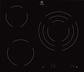 Электрическая варочная панель Electrolux EHF6232FOK