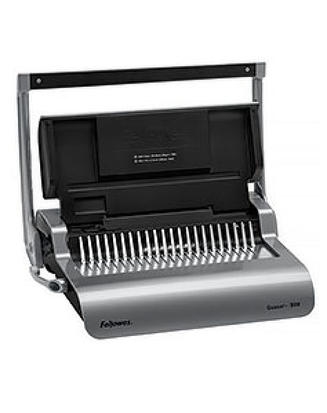 

Переплетчик Fellowes Quasar+ (FS-56277) A4/перф.22л.сшив/макс.500л./пластик.пруж. (6-51мм)