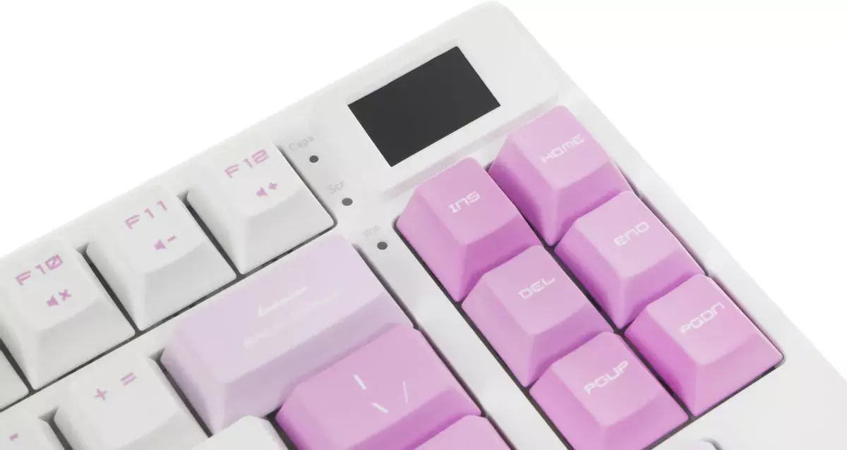 Клавиатура MSI FORGE GK600 TKL WIRELESS VIOLET S11-43RUQ01-HH9, цвет белый